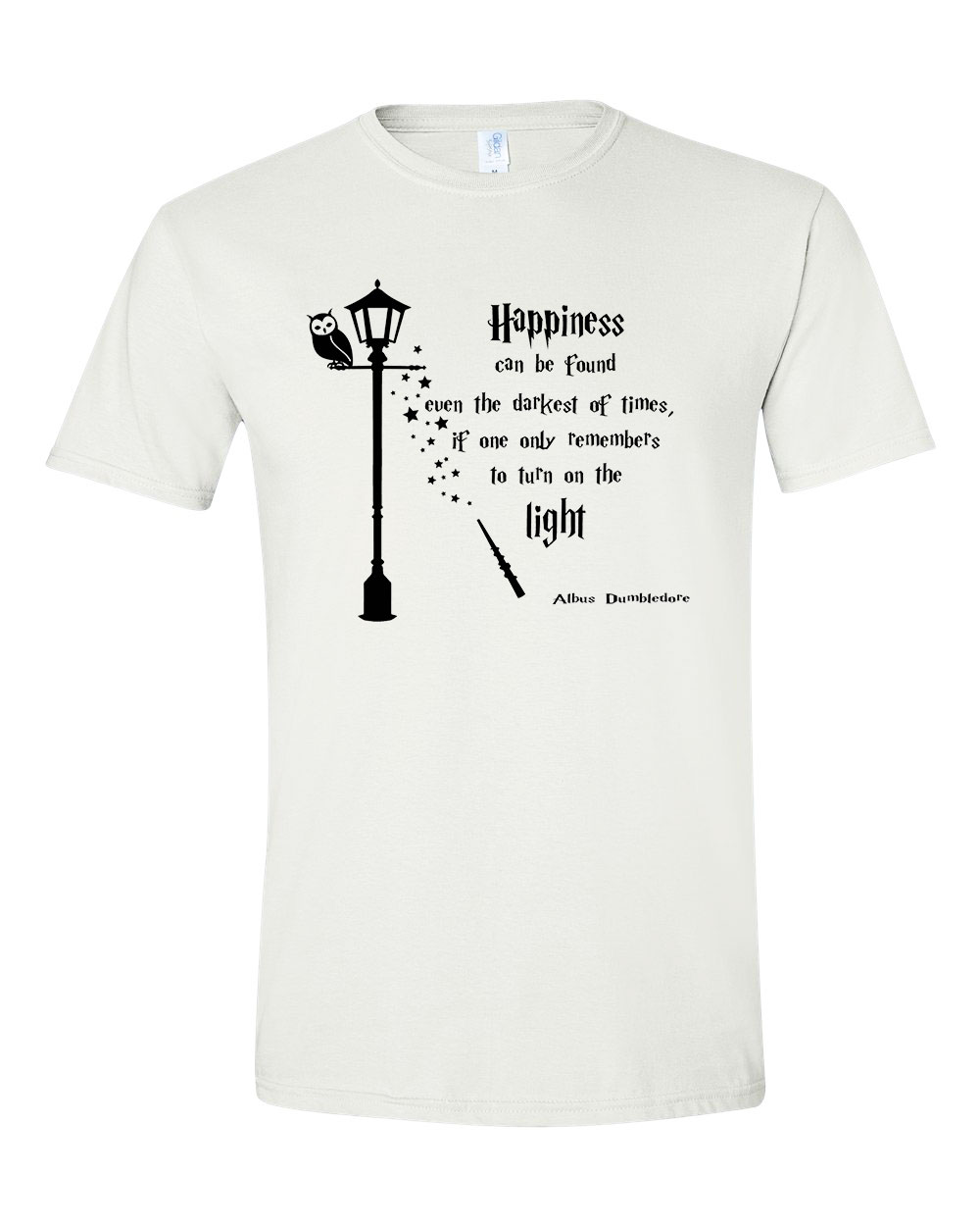 Harry Potter Dumbledore Idézet Fehér Férfi Póló