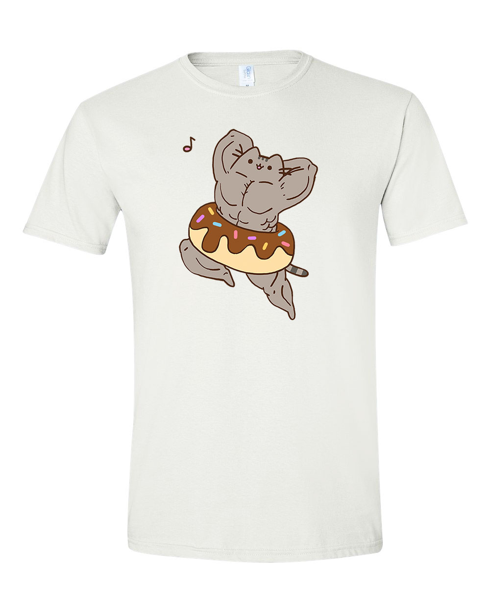 Izmos Pusheen Macska Macskás Fehér Férfi Póló