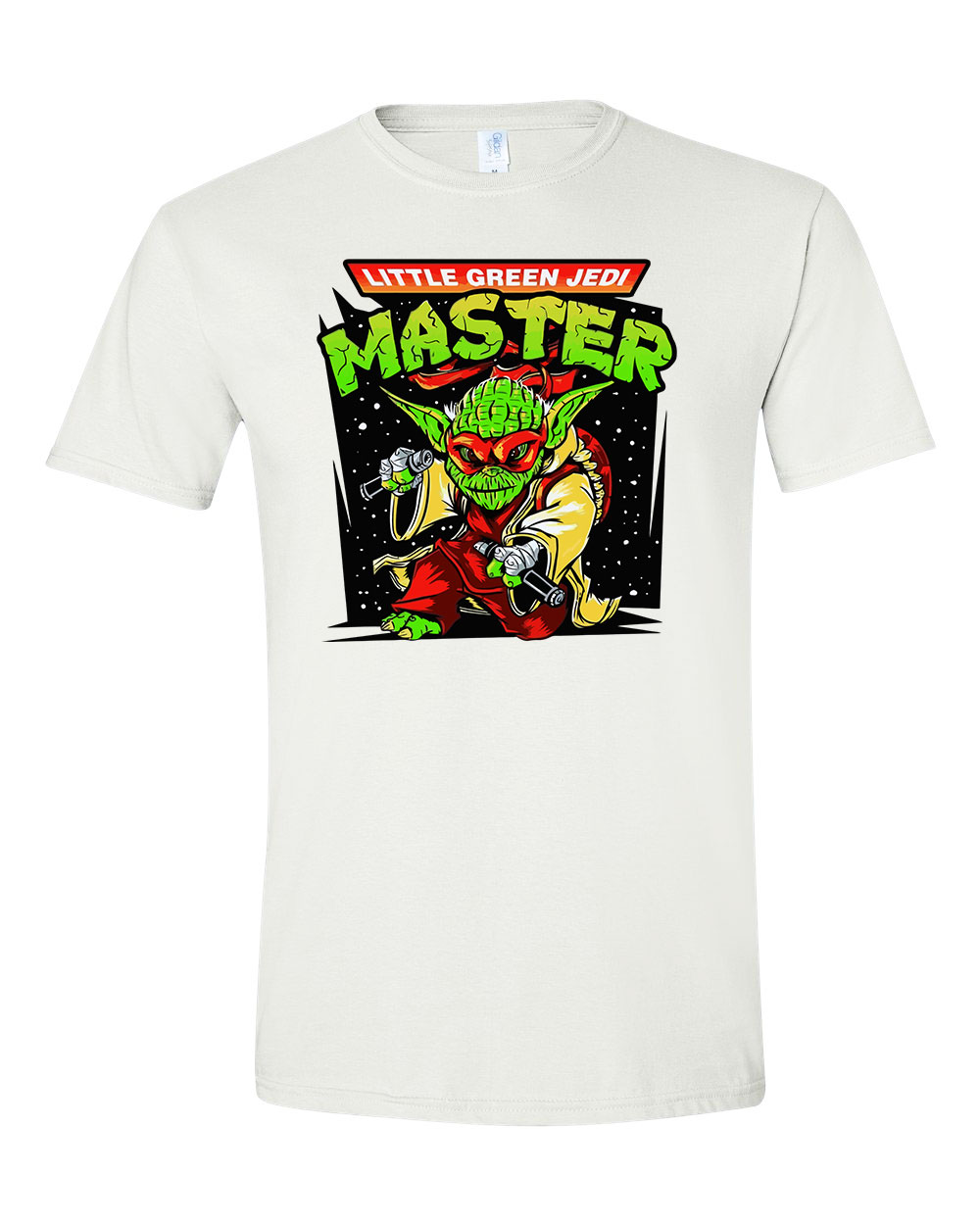 Star Wars Yoda Jedi Fehér Férfi Póló
