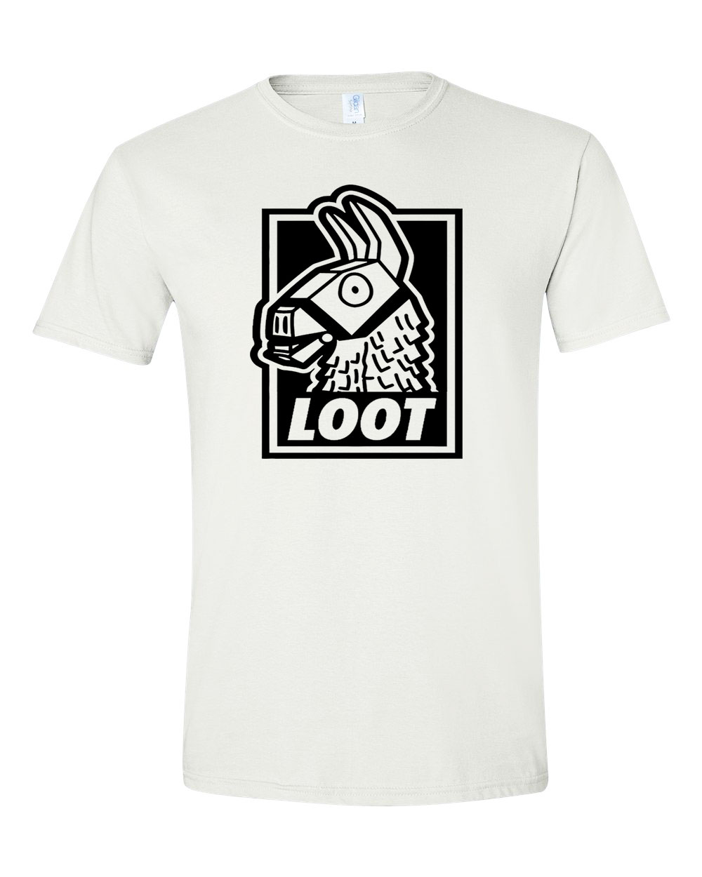 Fortnite loot láma Fehér Férfi Póló