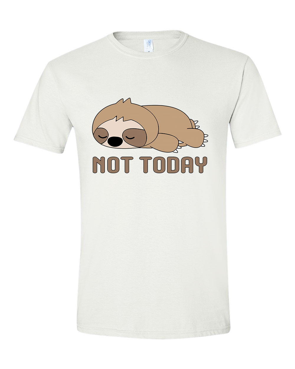 lusta lajhár not today Fehér Férfi Póló