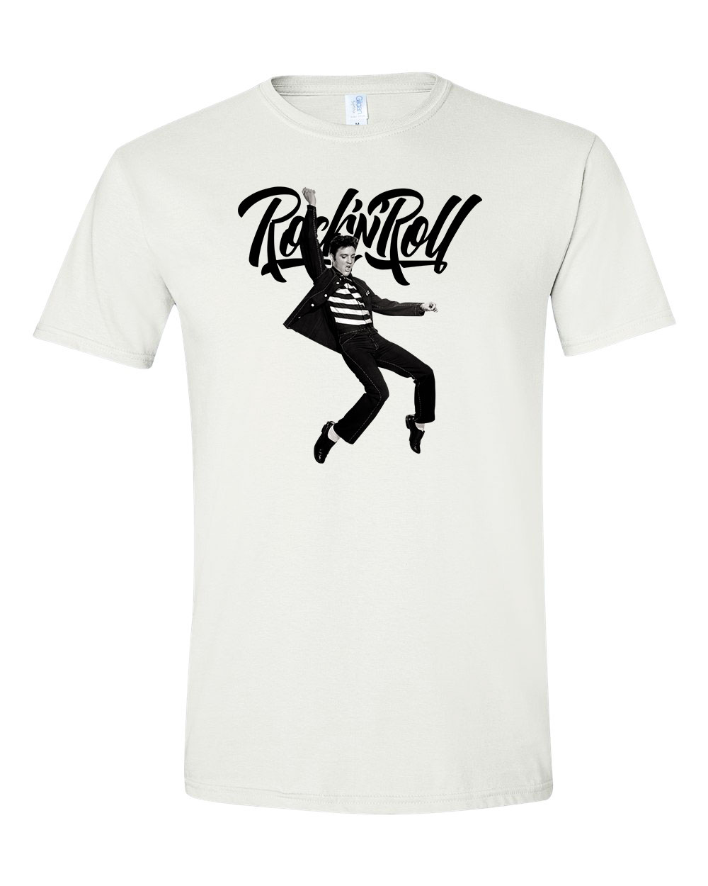 rock n roll elvis presley Fehér Férfi Póló