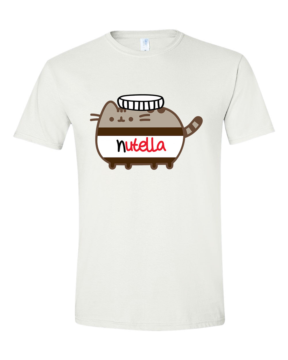 Nutella Pusheen Fehér Férfi Póló