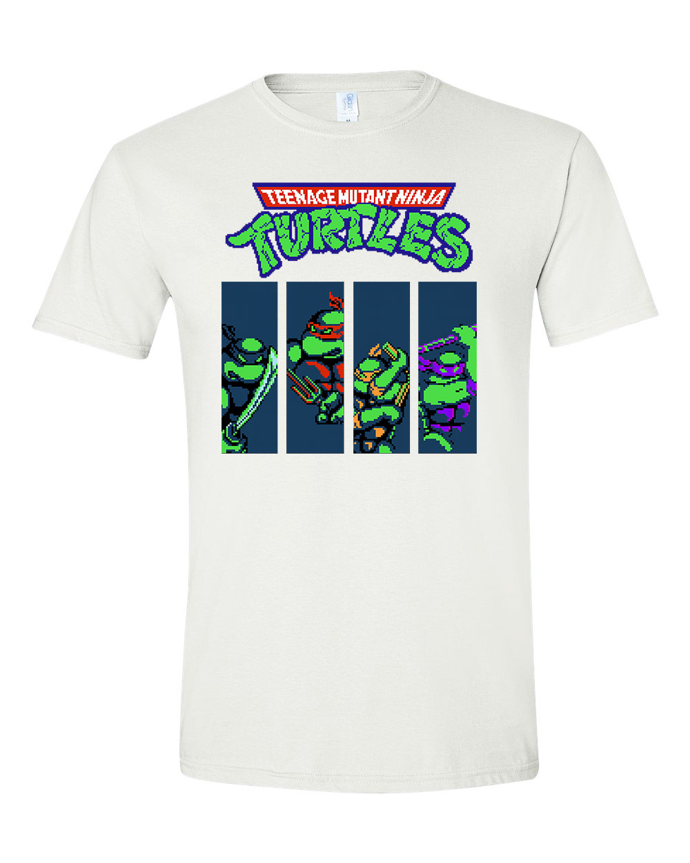 Tini Ninja Teknőcök tmnt Fehér Férfi Póló