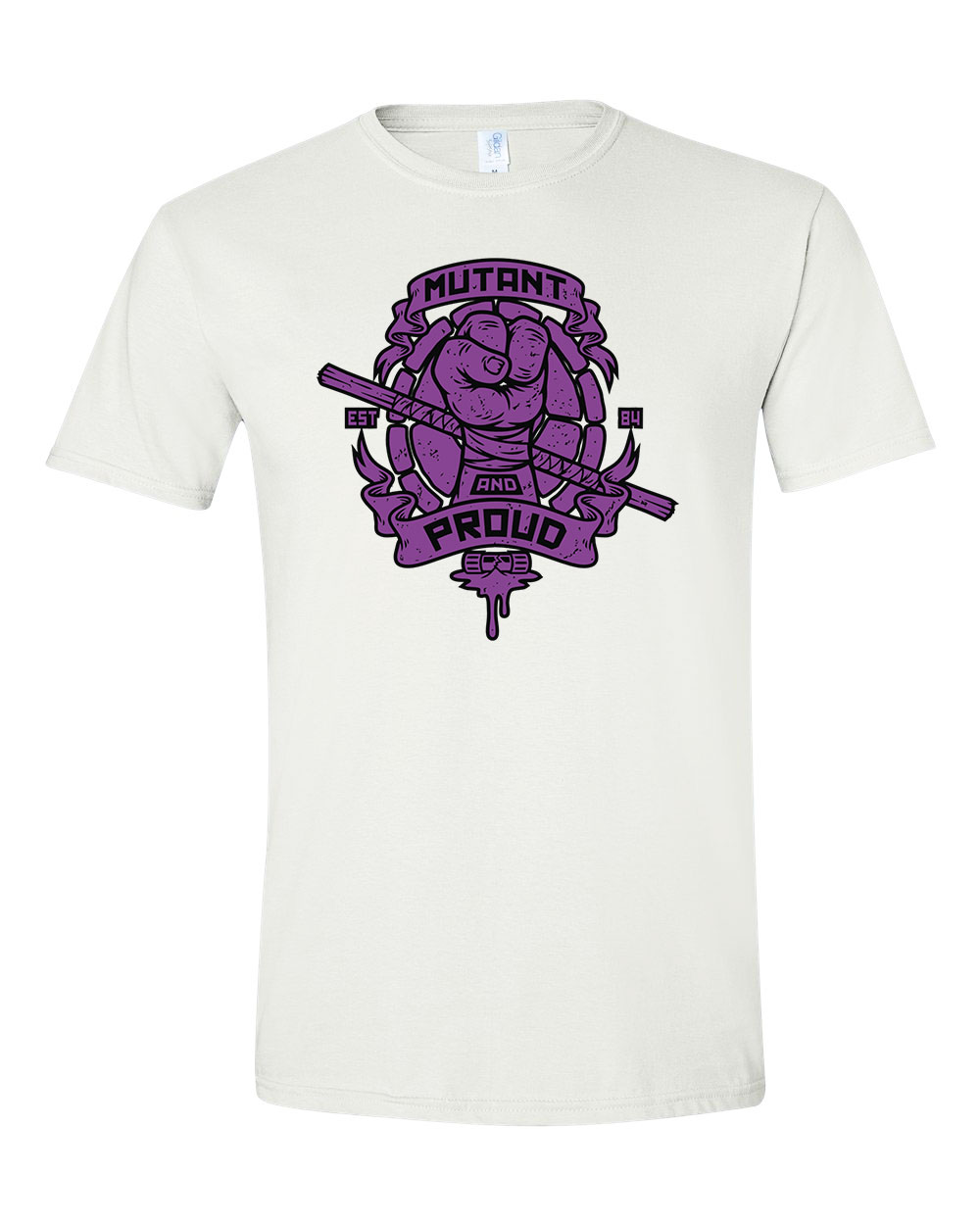 tini ninja teknőcök tmnt donatello Fehér Férfi Póló