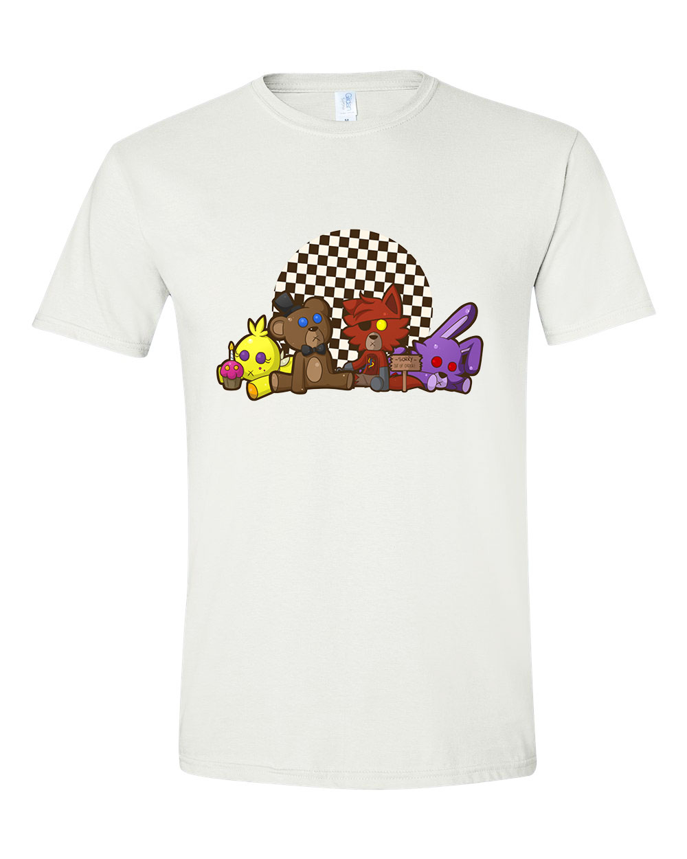 Five Nights At Freddy's fnaf Fehér Férfi Póló