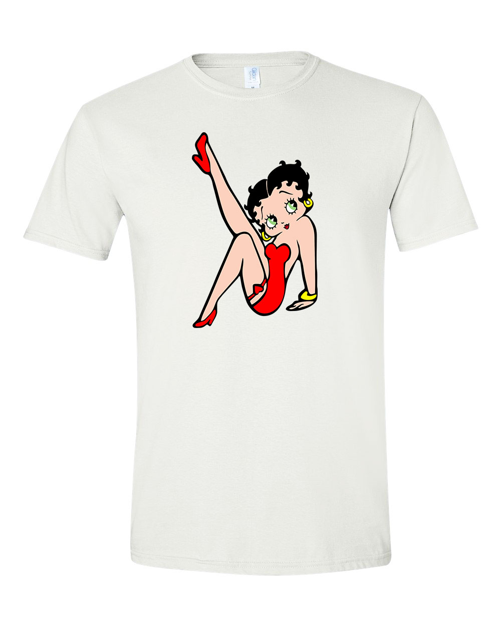 Betty Boop Fehér Férfi Póló
