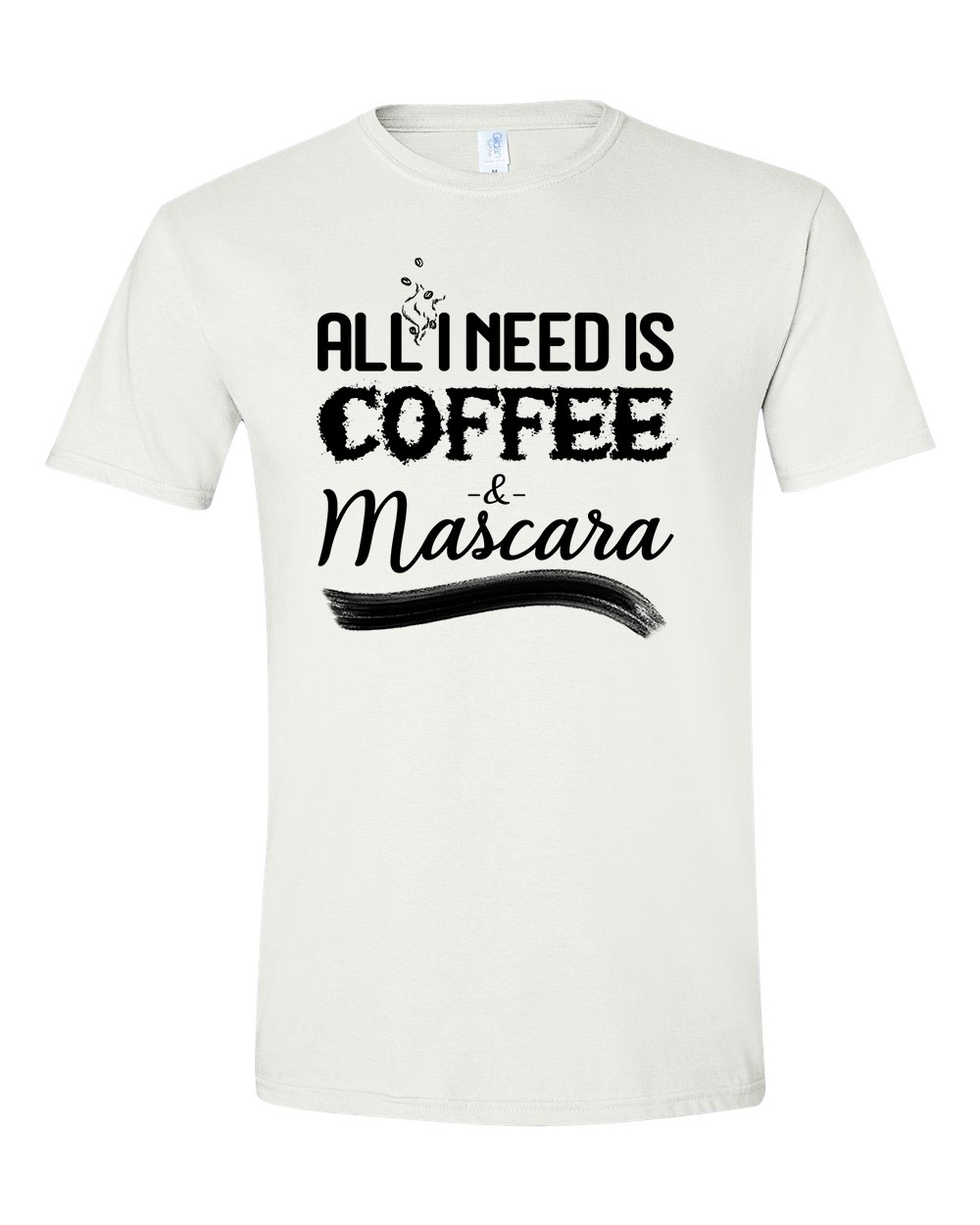 kávé coffee mascara Fehér Férfi Póló