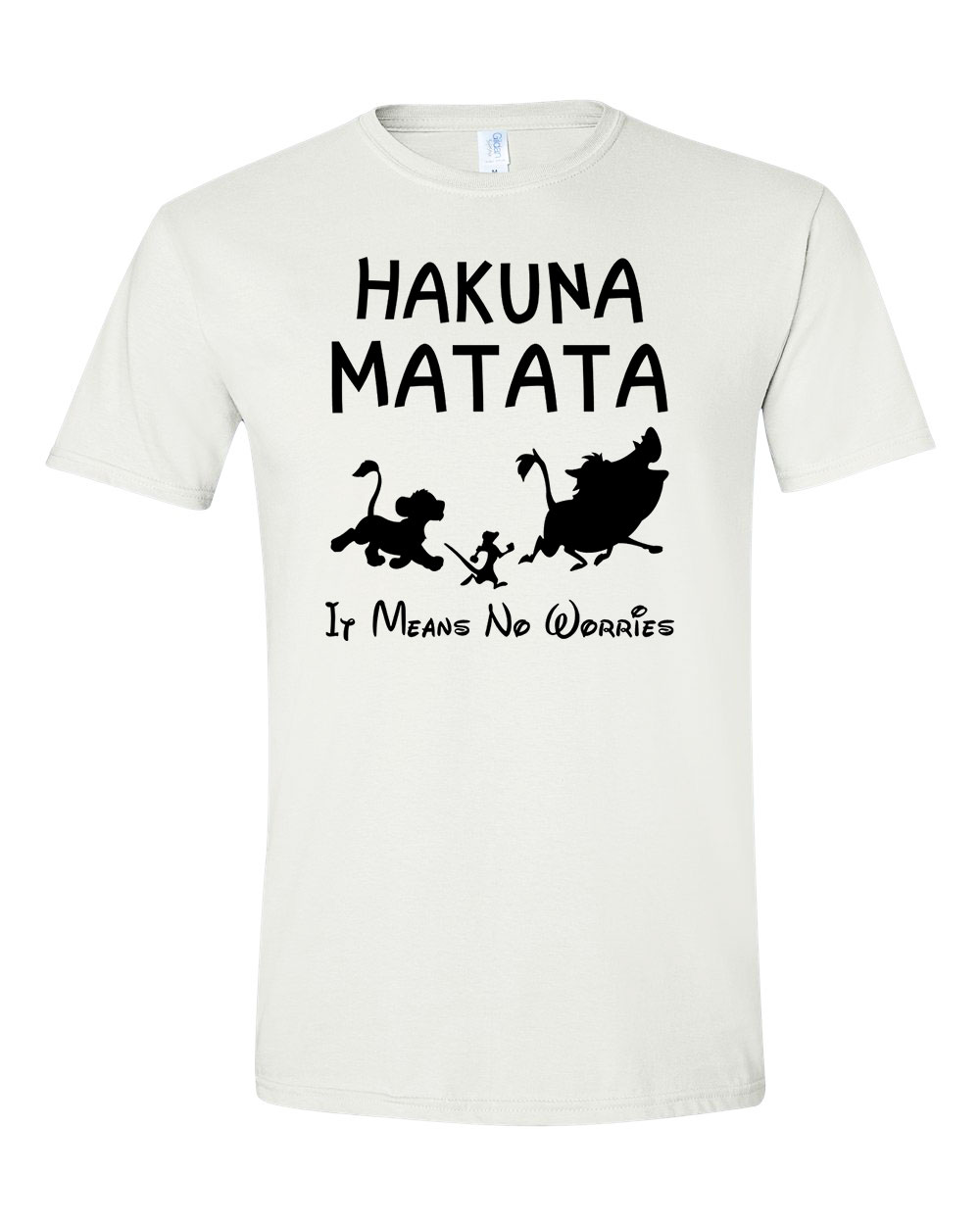 hakuna matata az oroszlánkirály Fehér Férfi Póló