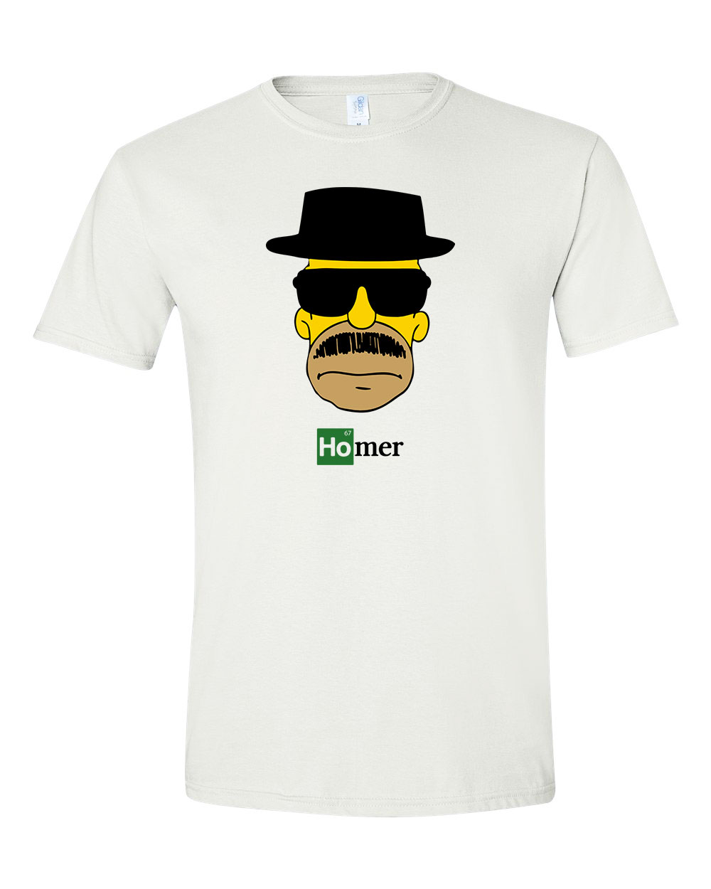 homer simpson breaking bad heisenberg Fehér Férfi Póló