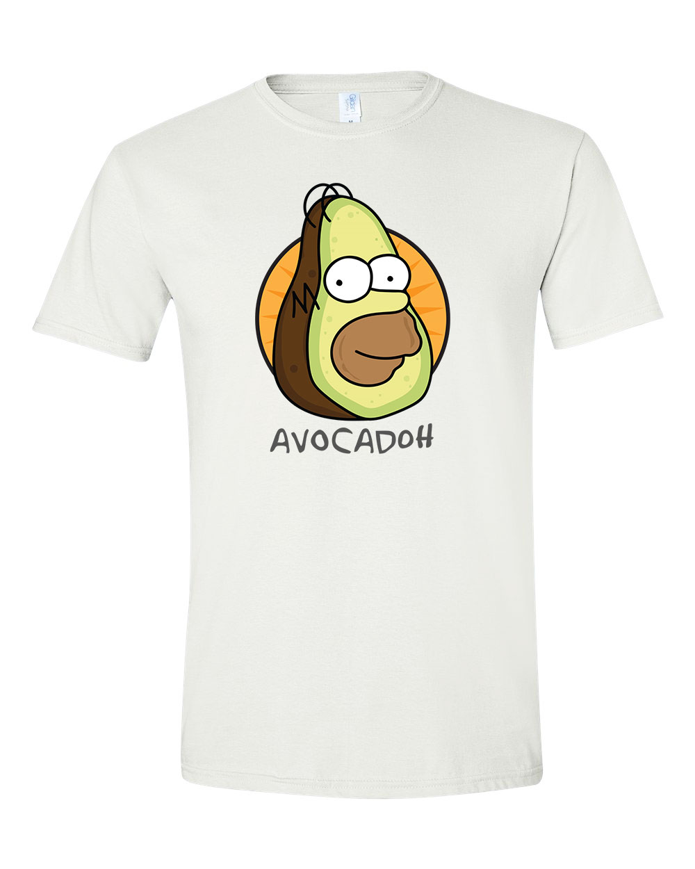 homer simpson avocadoh Fehér Férfi Póló