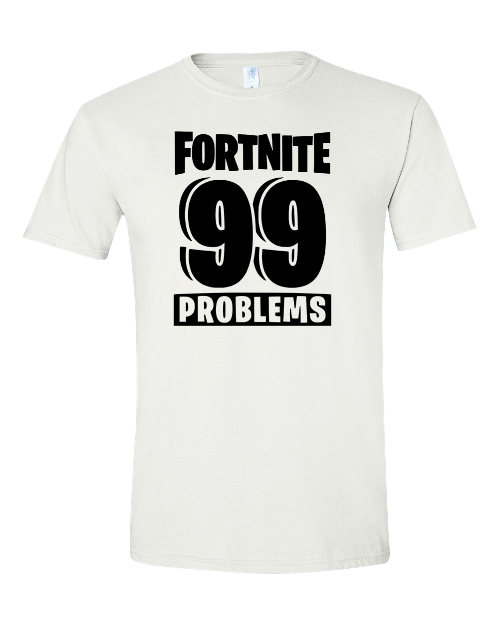 fortnite 99 problems Fehér Férfi Póló