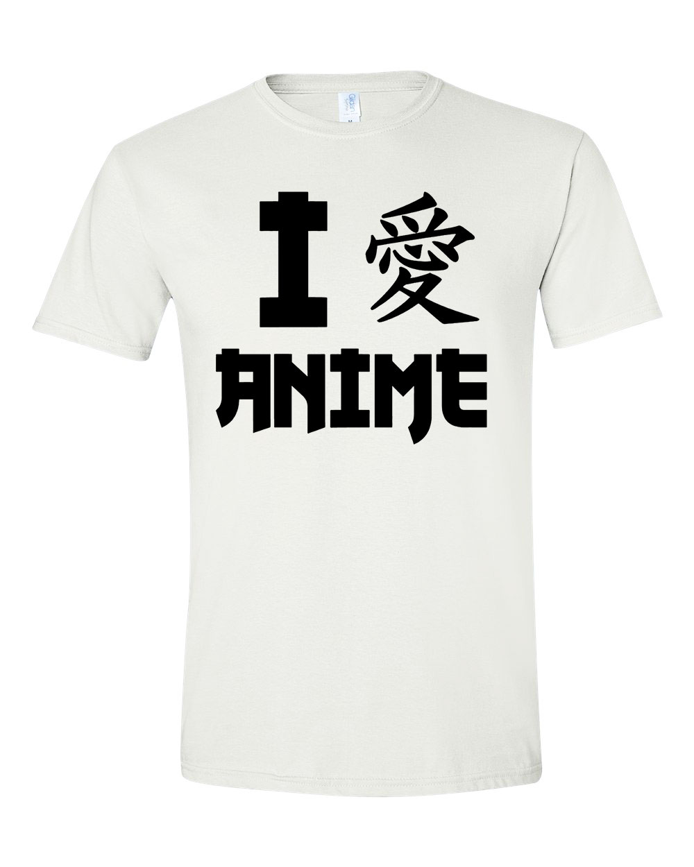 anime Fehér Férfi Póló