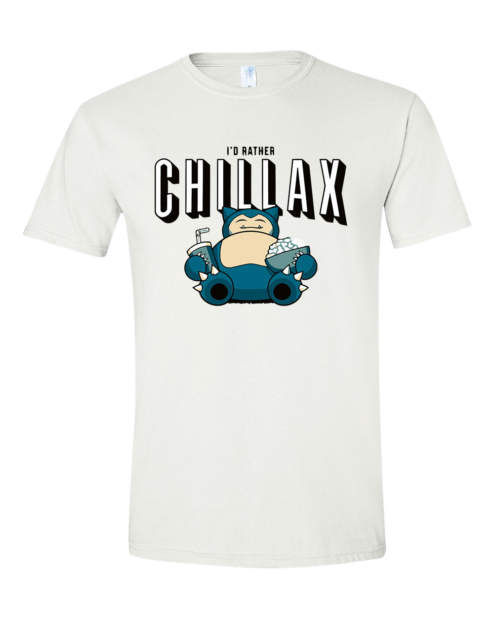snorlax pokemon Fehér Férfi Póló