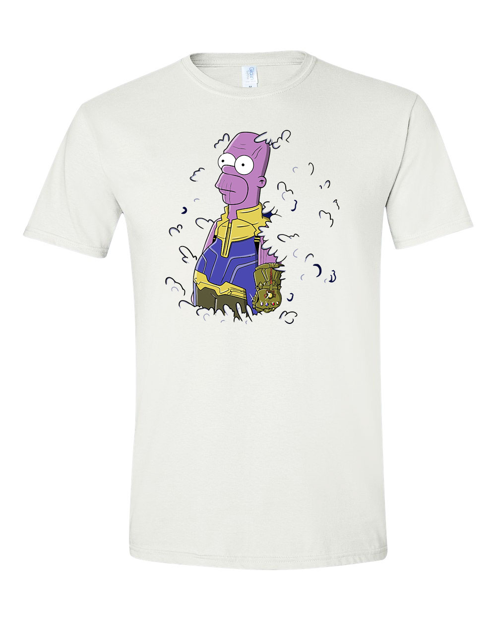 thanos homer simpson Fehér Férfi Póló
