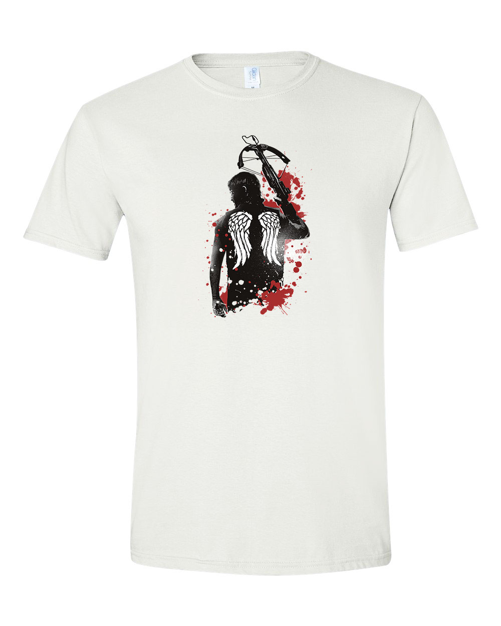 daryl dixon walking dead Fehér Férfi Póló