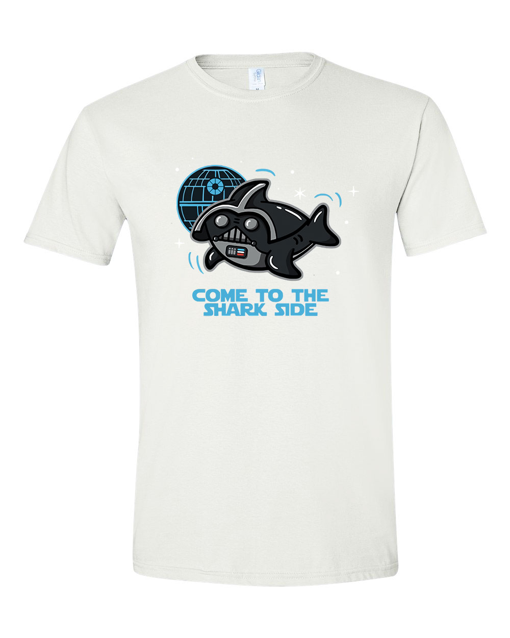 cápa cápás shark side Fehér Férfi Póló