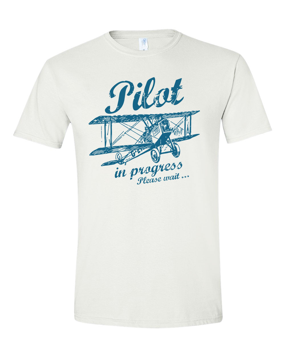repülő pilota Fehér Férfi Póló