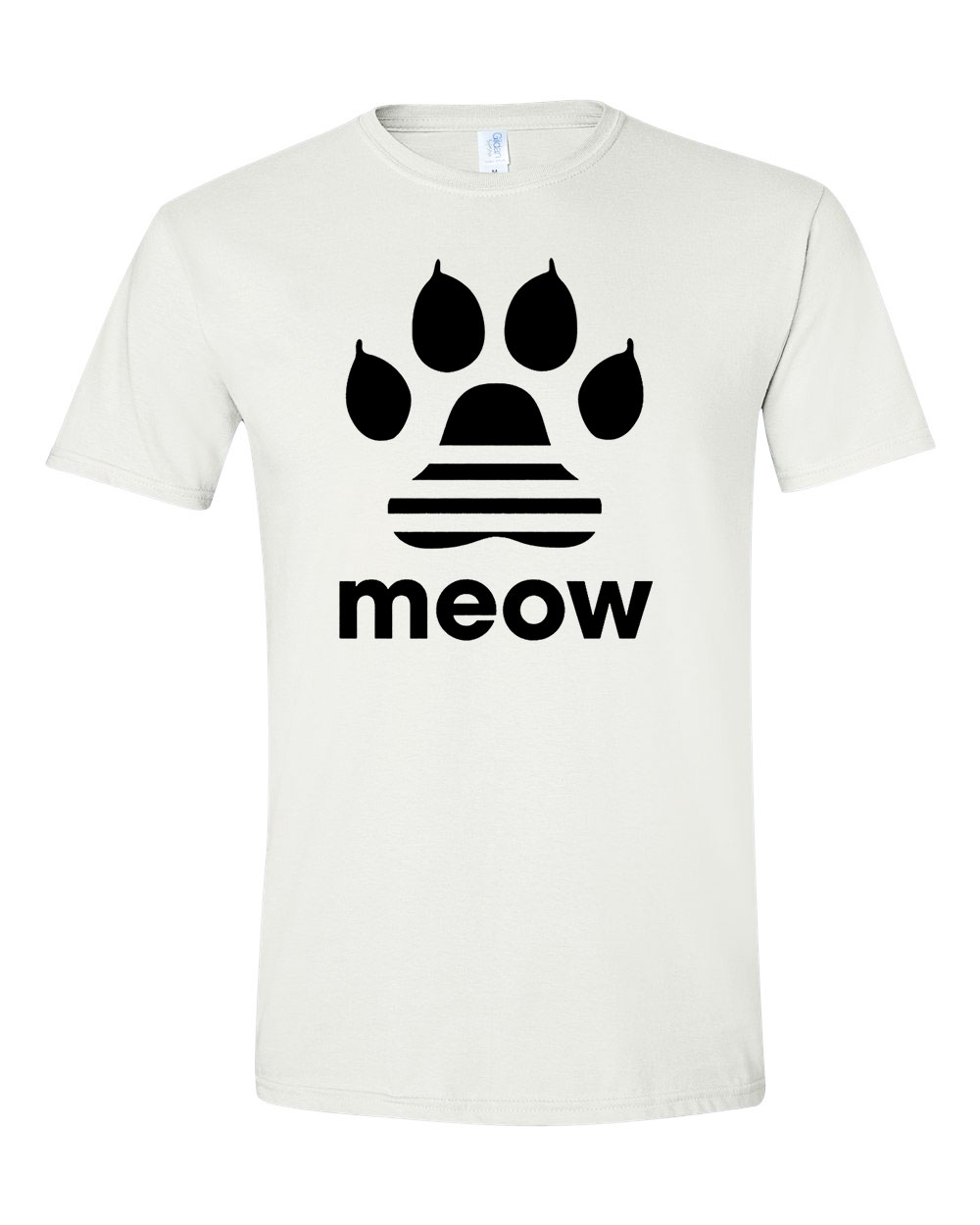 meow macskás cicás cica Fehér Férfi Póló
