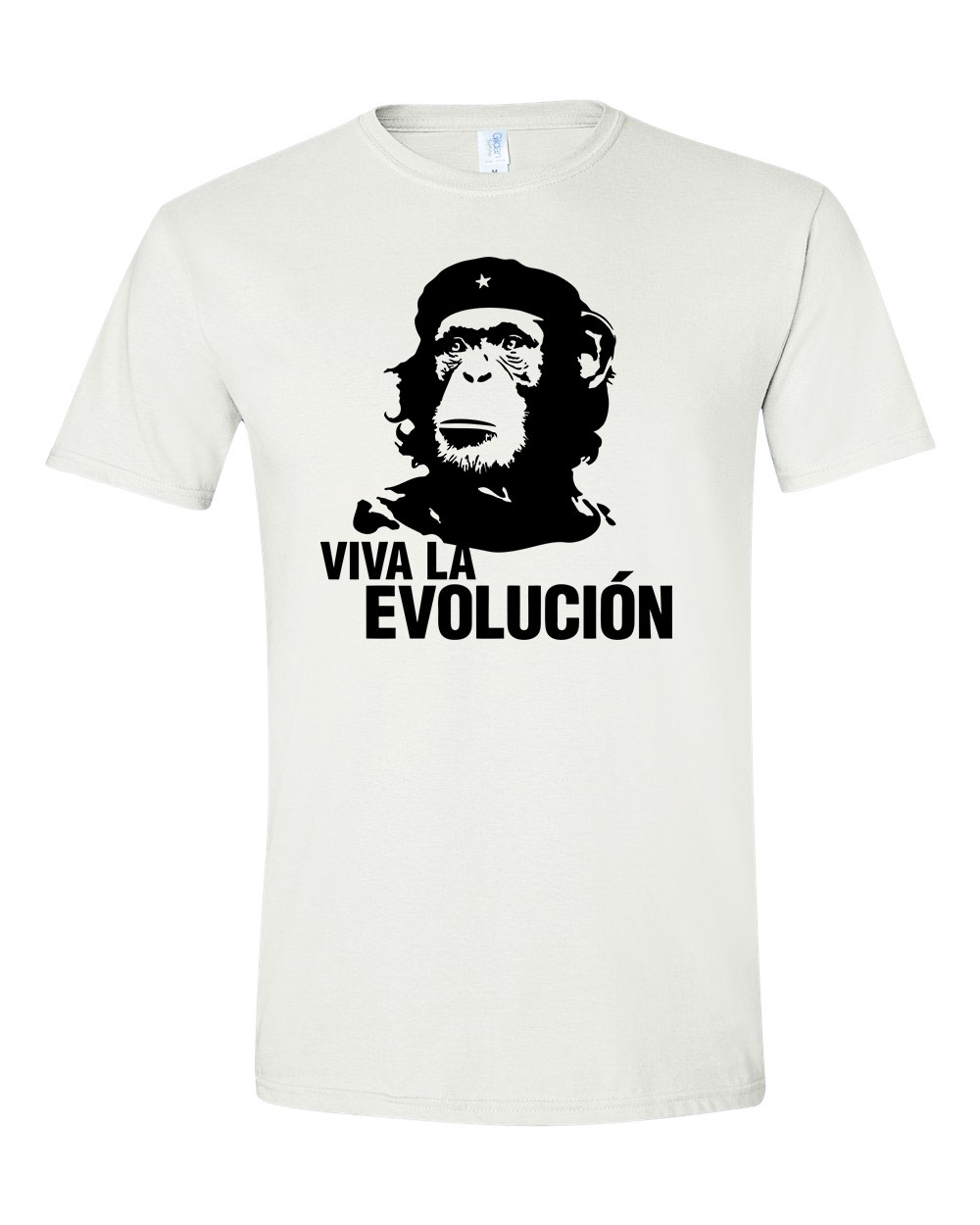 evolúció evolution majom csimpánz Fehér Férfi Póló