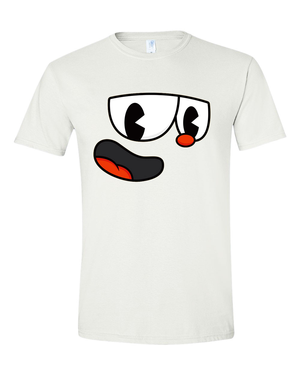 cuphead Fehér Férfi Póló