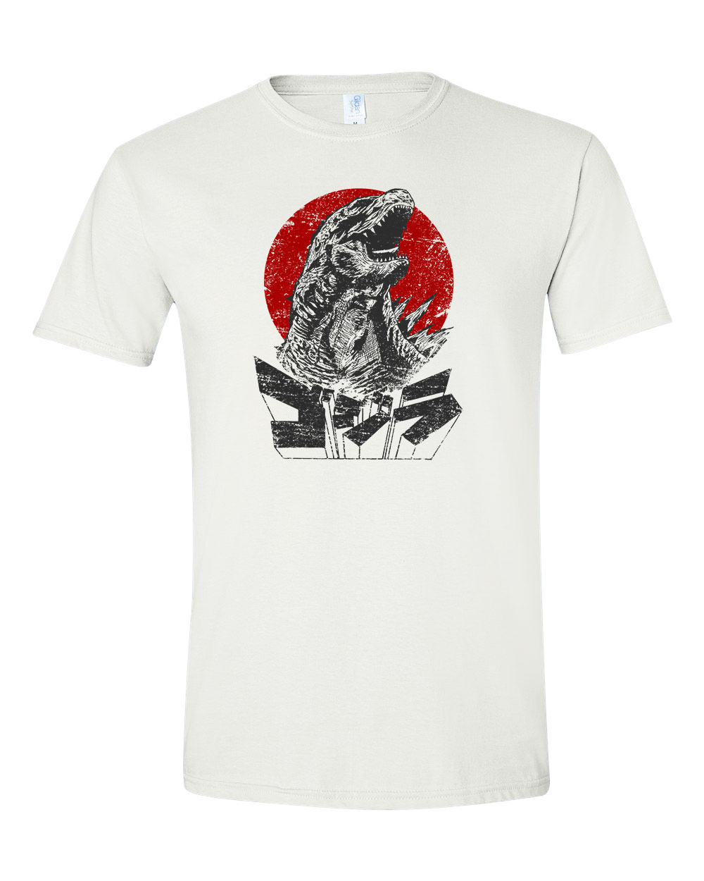 godzilla Fehér Férfi Póló