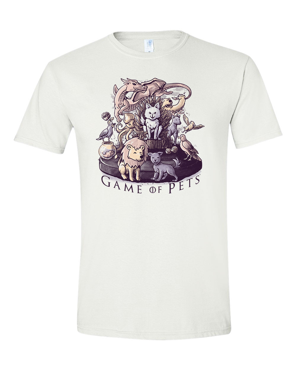 game of pets állatos macska cica Fehér Férfi Póló