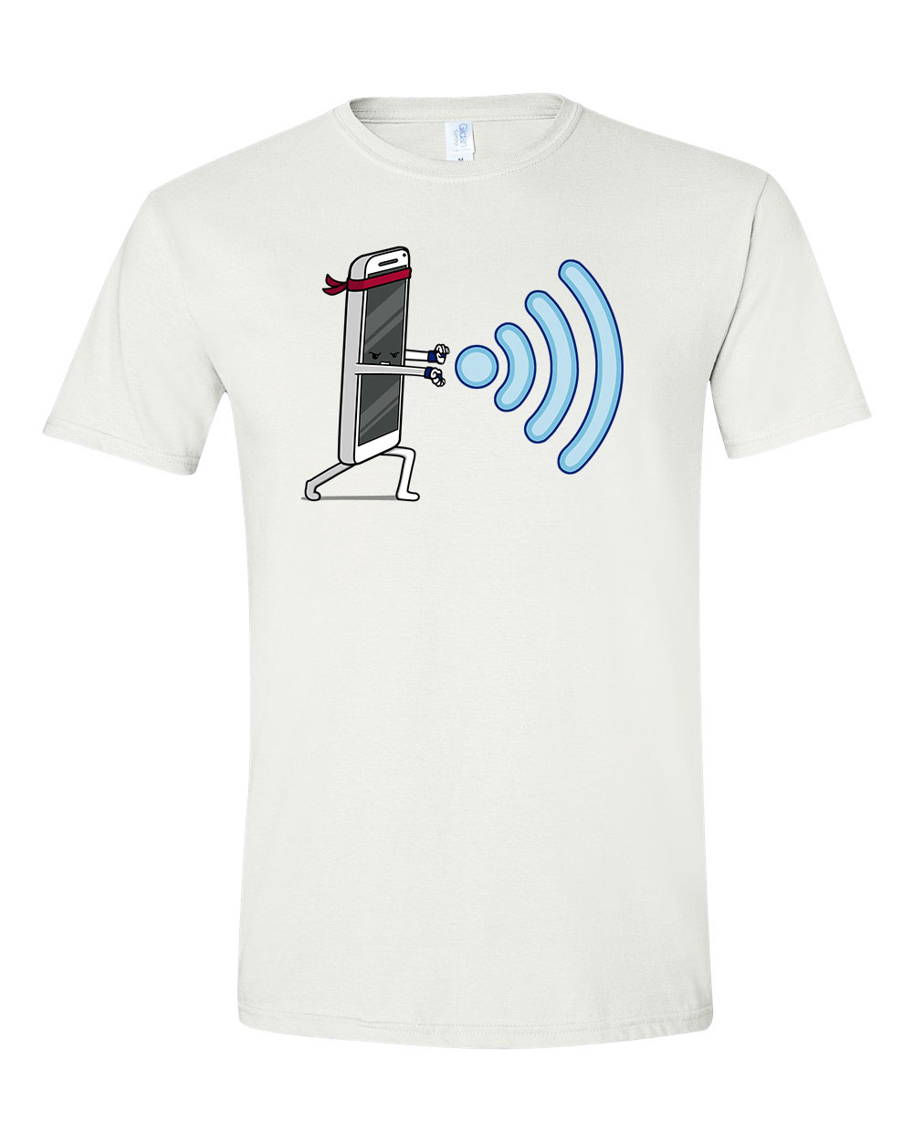 wifi Fehér Férfi Póló