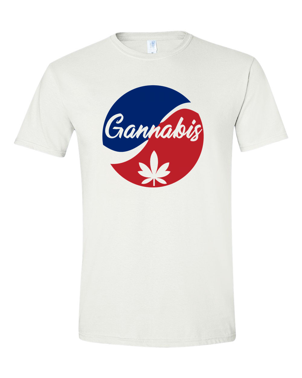 cannabis kanabisz  Fehér Férfi Póló