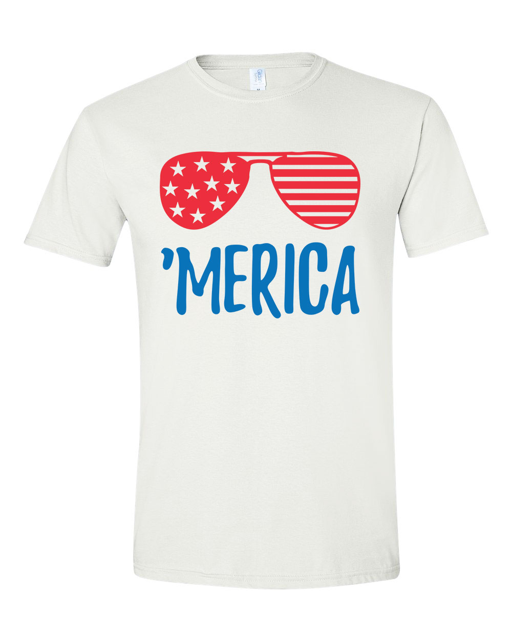merica america Fehér Férfi Póló
