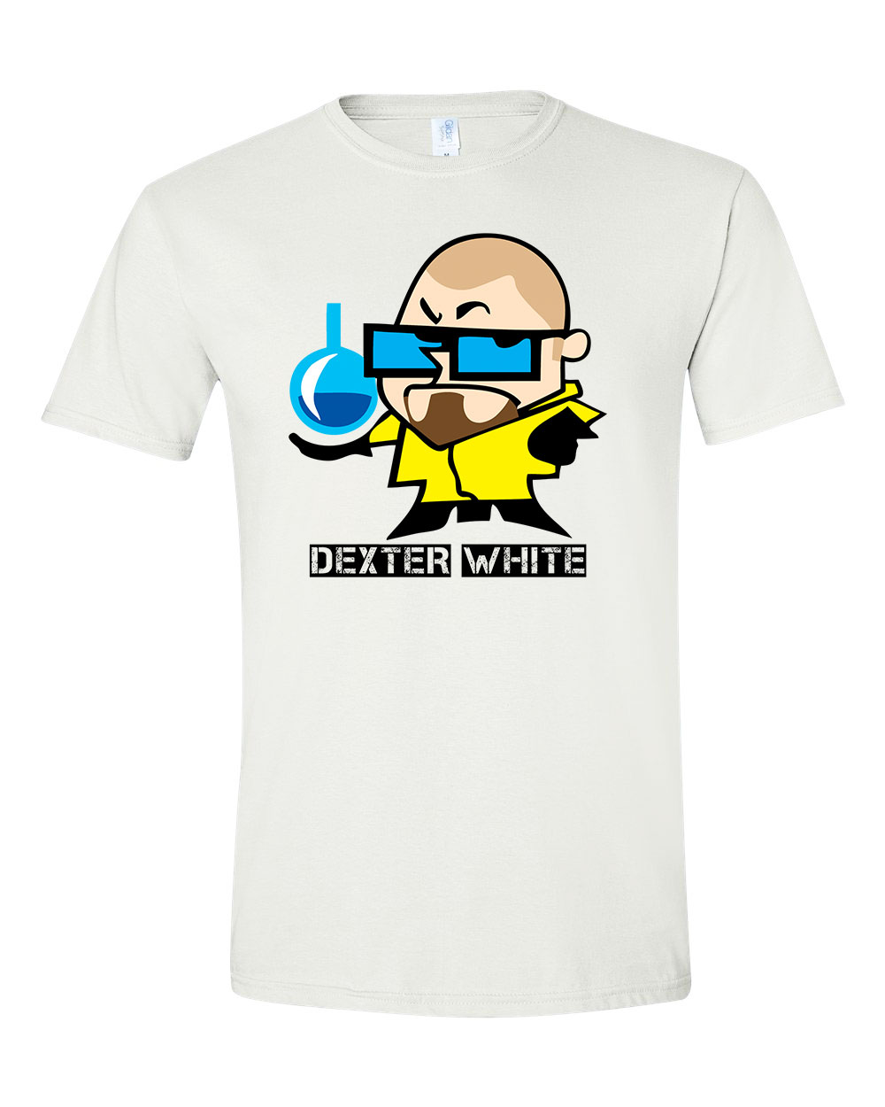 dexter breaking bad Fehér Férfi Póló
