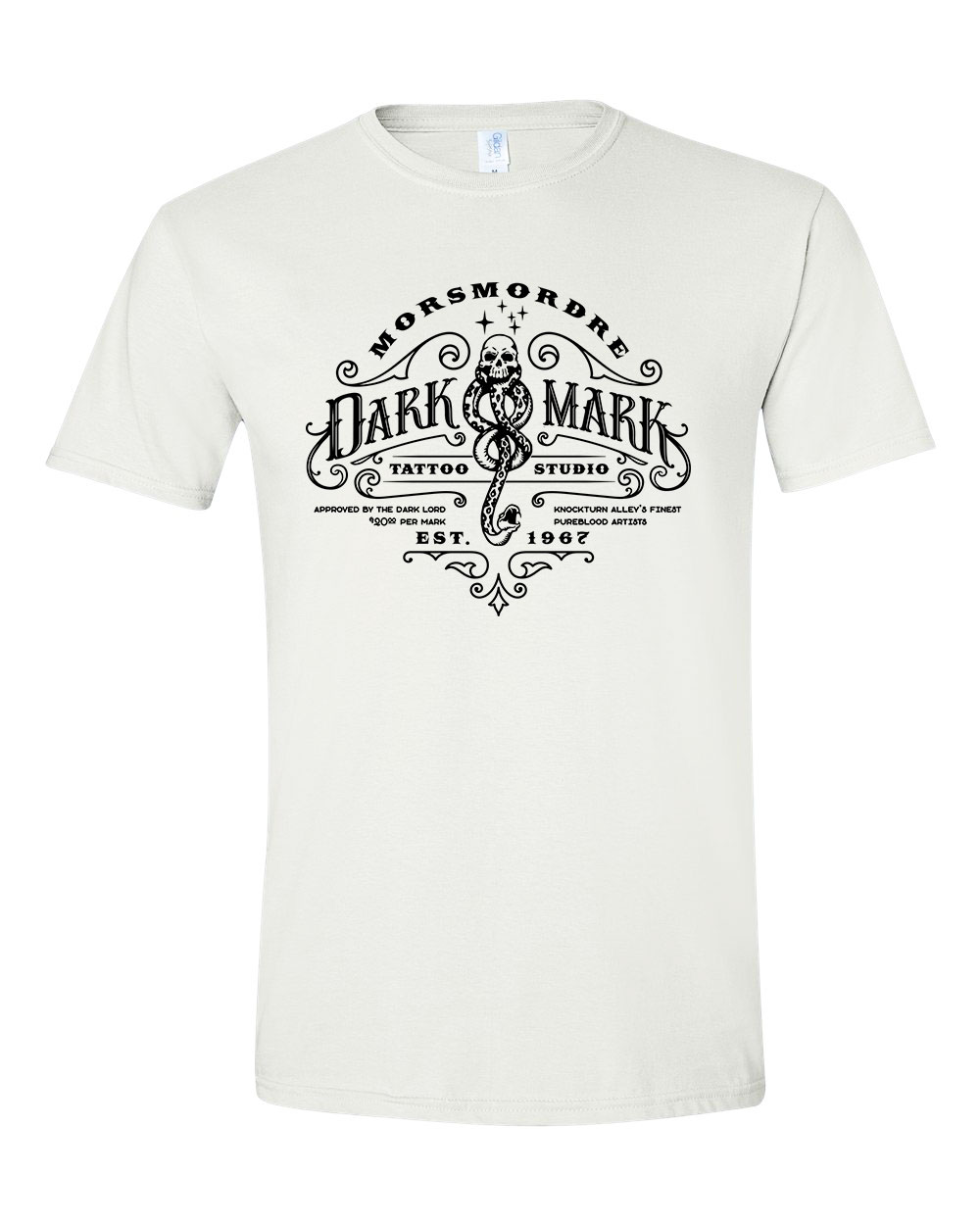 dark mark harry potter Fehér Férfi Póló