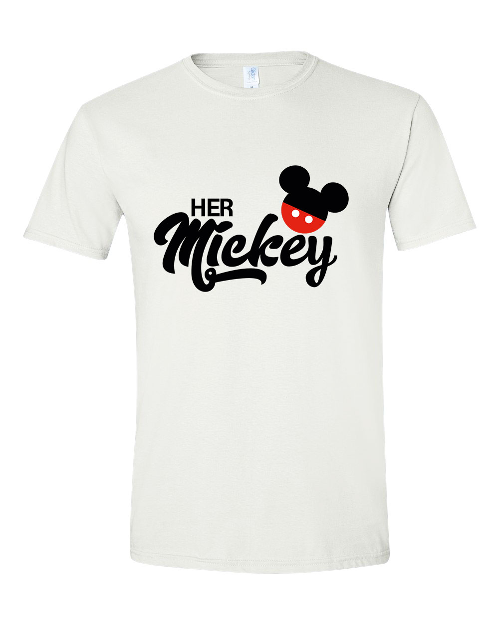her mickey páros pároknak Fehér Férfi Póló