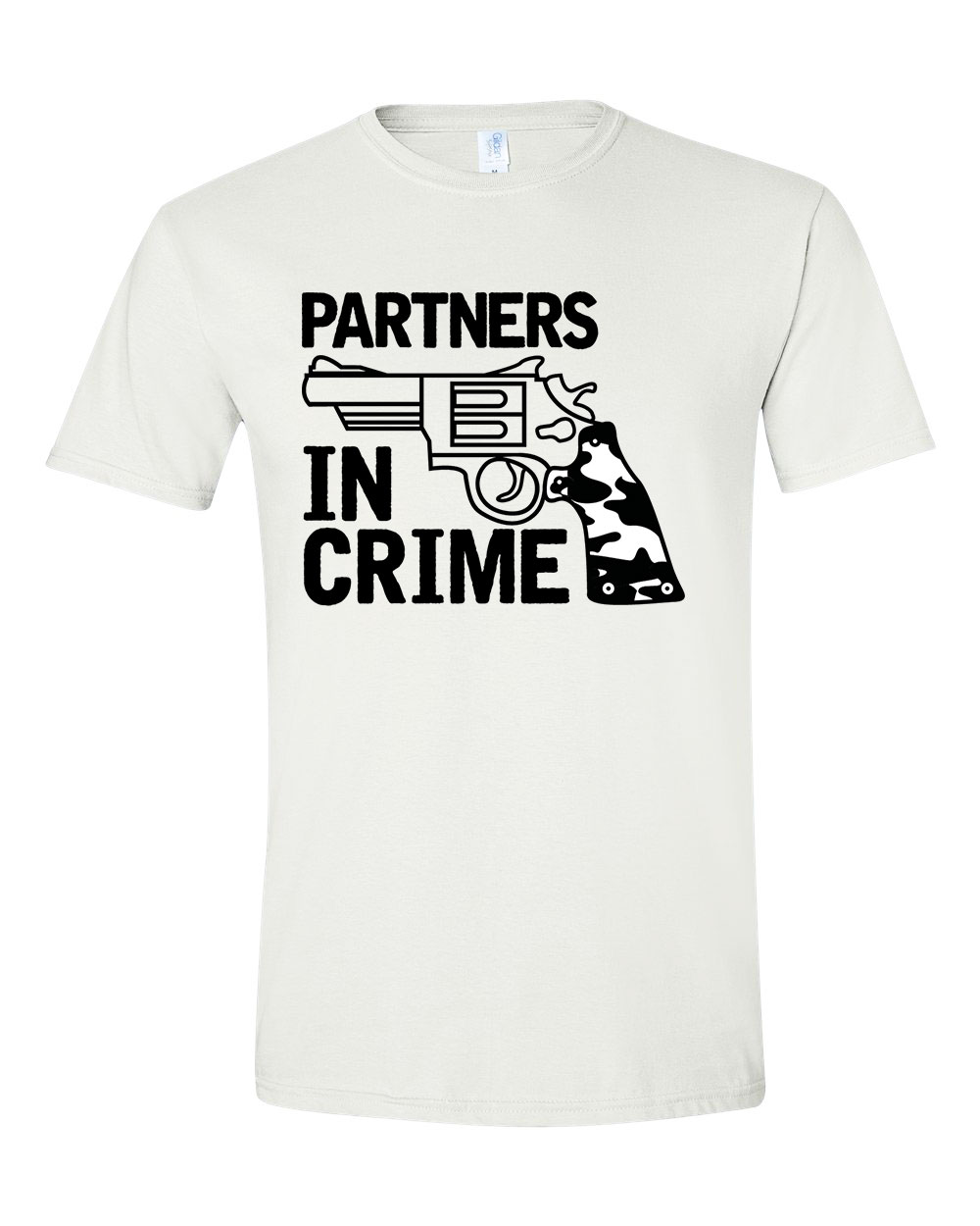 Partners In Crime páros pároknak Fehér Férfi Póló
