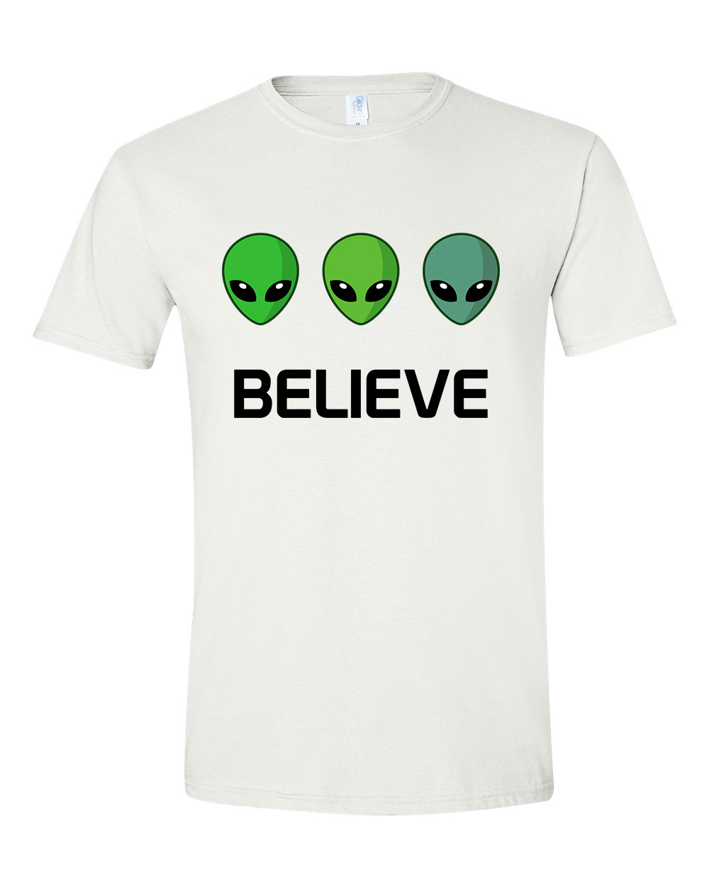 believe ufo Fehér Férfi Póló