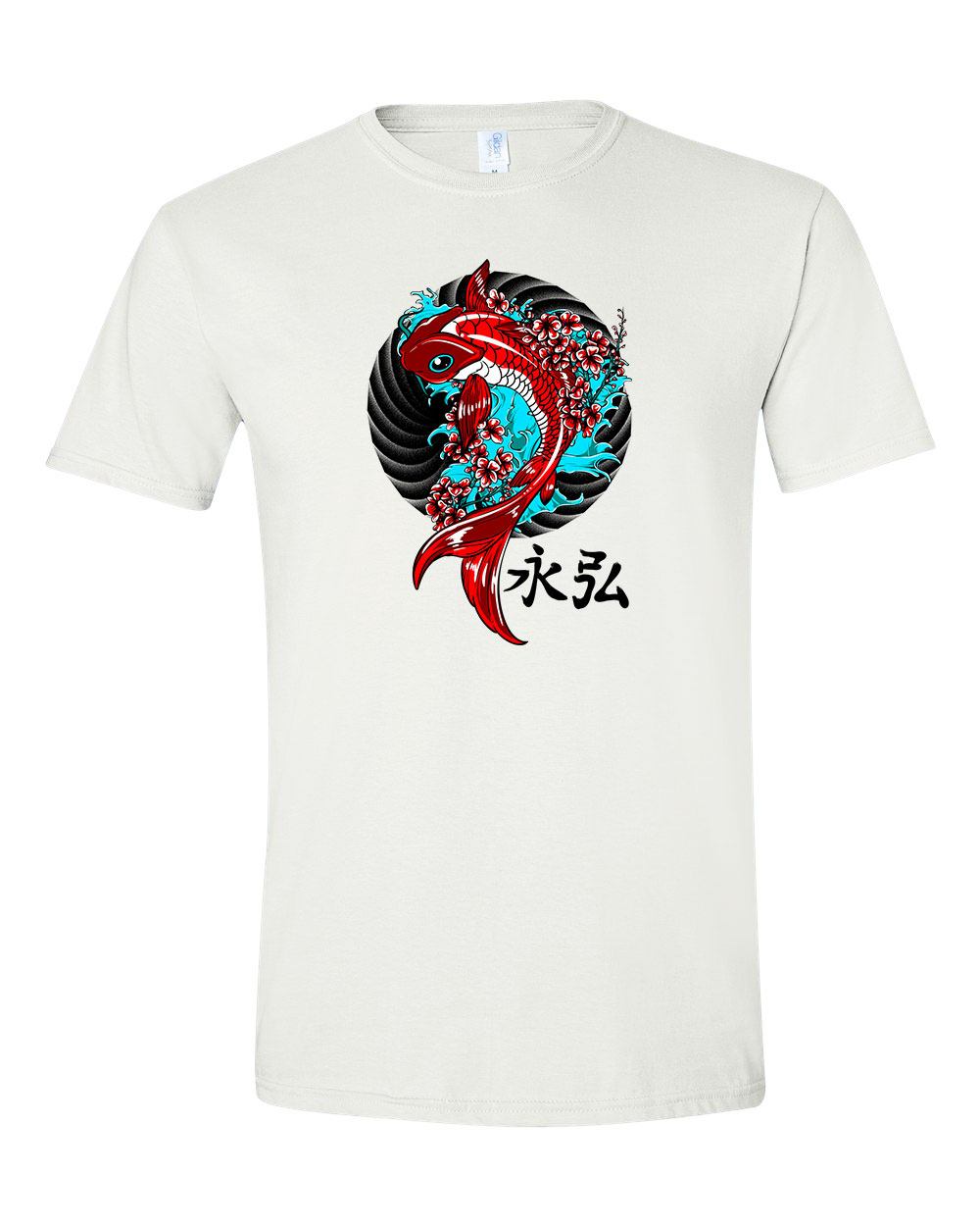 japán koi hal koi fish Fehér Férfi Póló