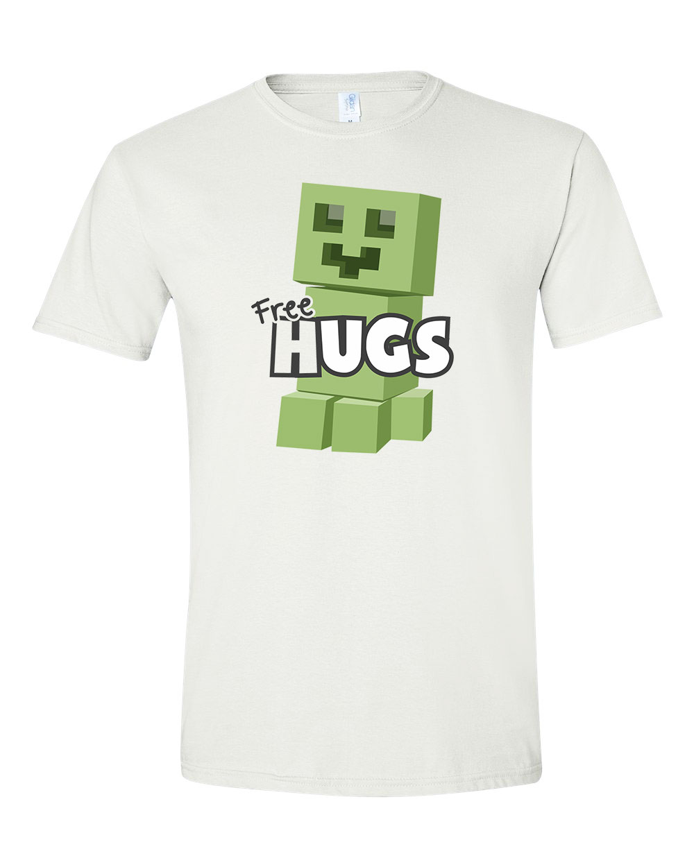 minecraft creeper Fehér Férfi Póló