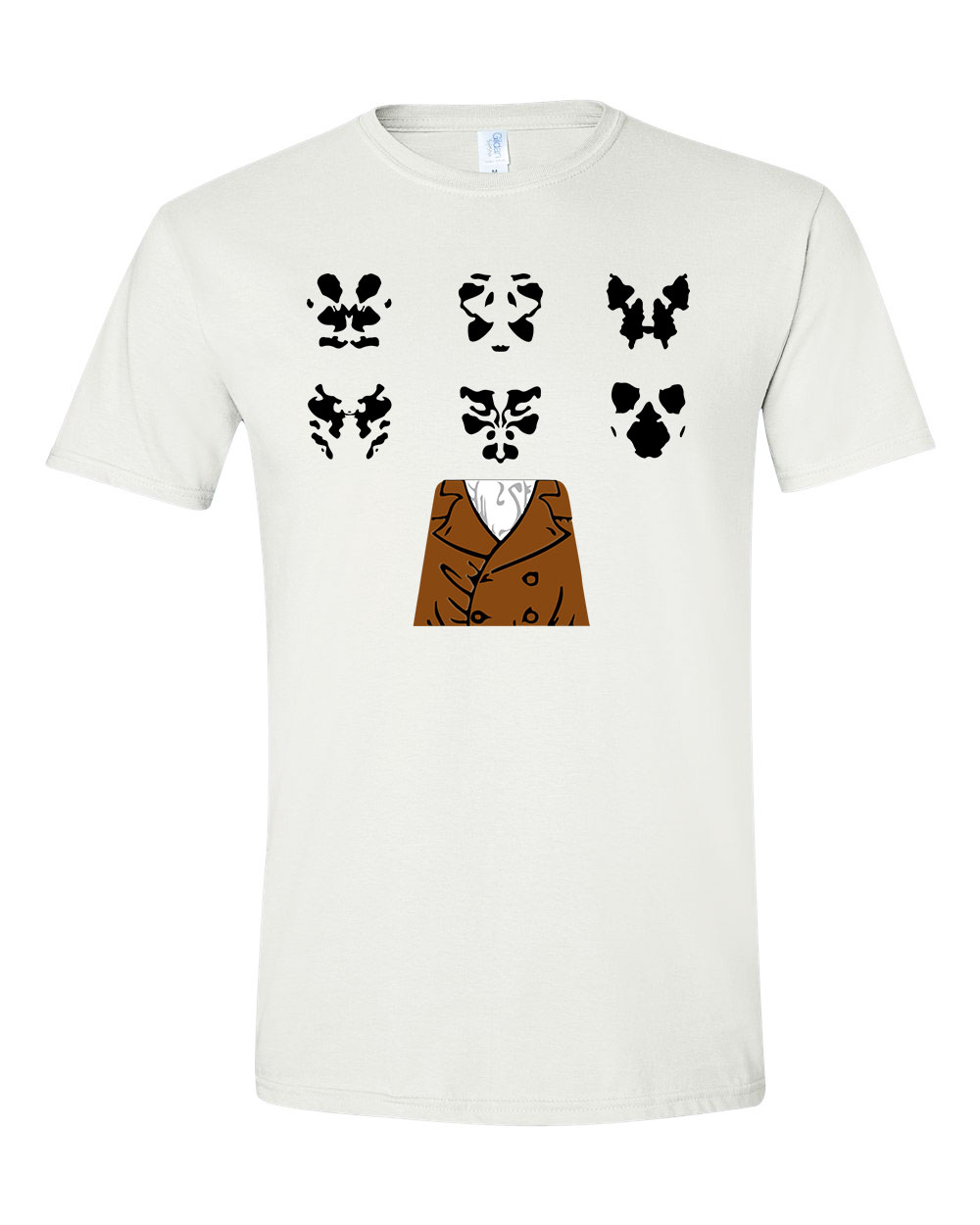 Rorschach watchmen Fehér Férfi Póló