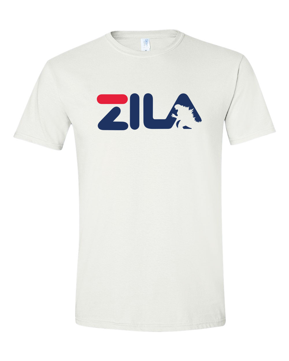 godzilla zila fila Fehér Férfi Póló