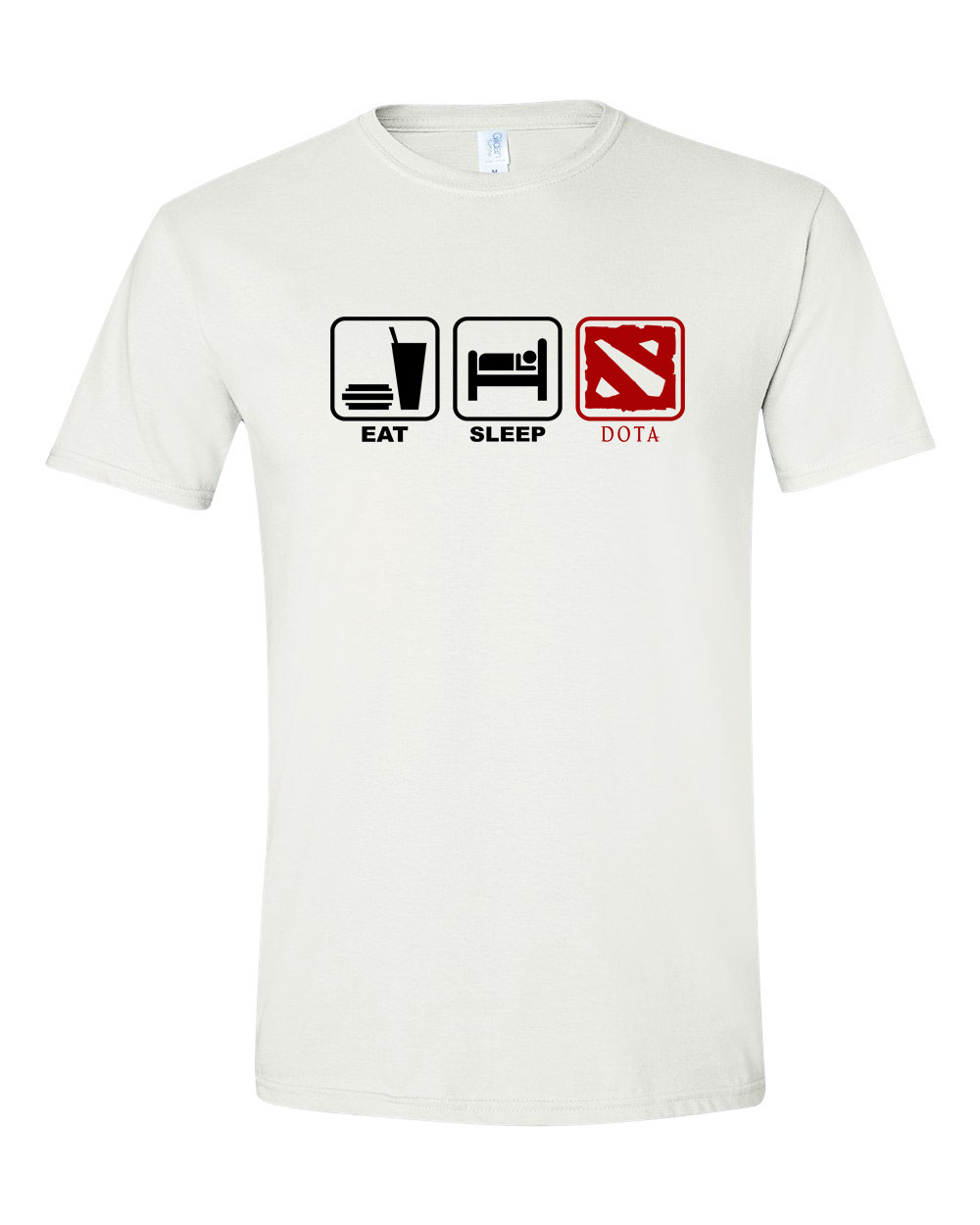 dota 2 Fehér Férfi Póló