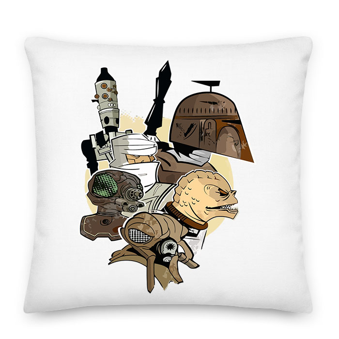 Star Wars Boba Fett Dengar Párnahuzat