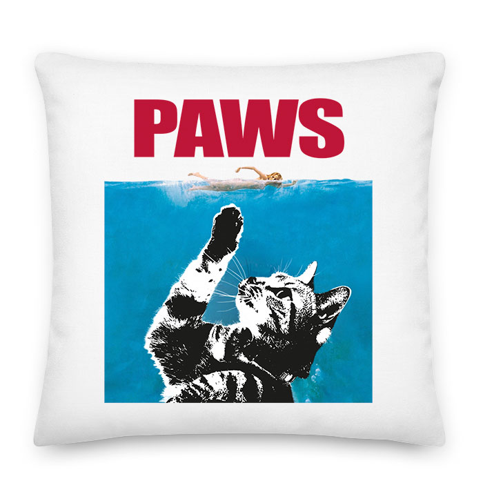 macskás cicás paws Párnahuzat