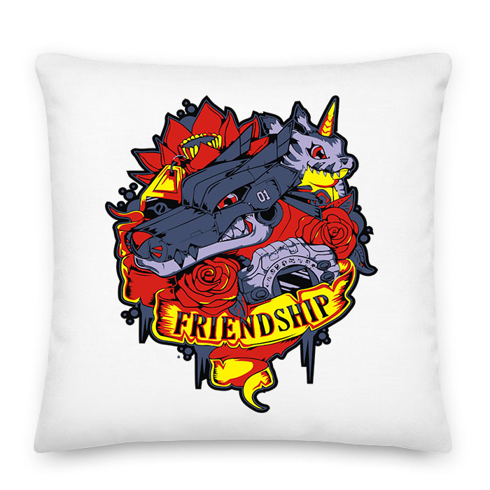 digimon gabumon Párnahuzat