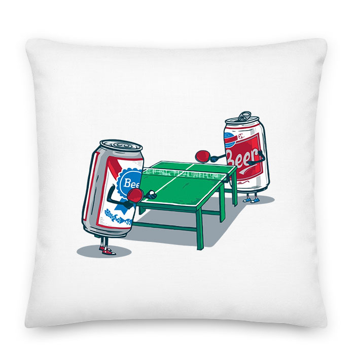 beerpong sörpong sör alkohol humor Párnahuzat