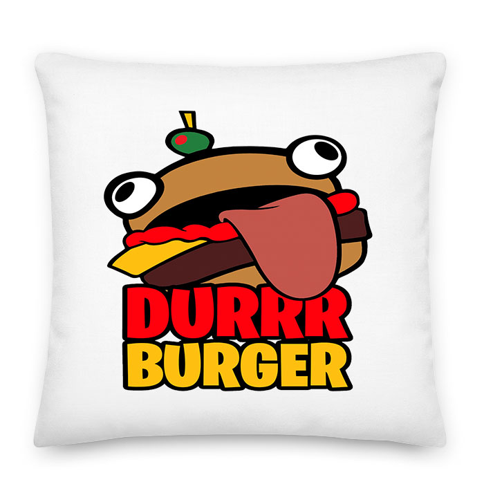fortnite durrr burger  Párnahuzat