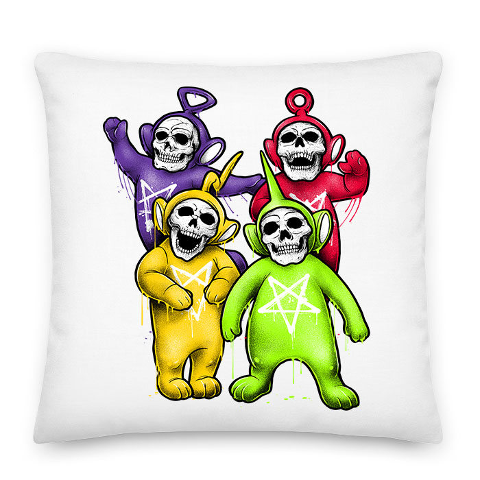teletubbies koponya Párnahuzat