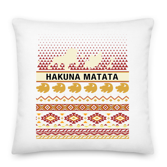 hakuna matata oroszlánkirály Párnahuzat