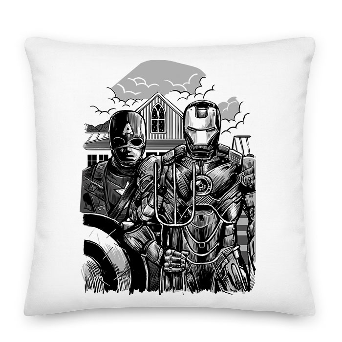 amerika capitány vasember avengers bosszúállók Párnahuzat