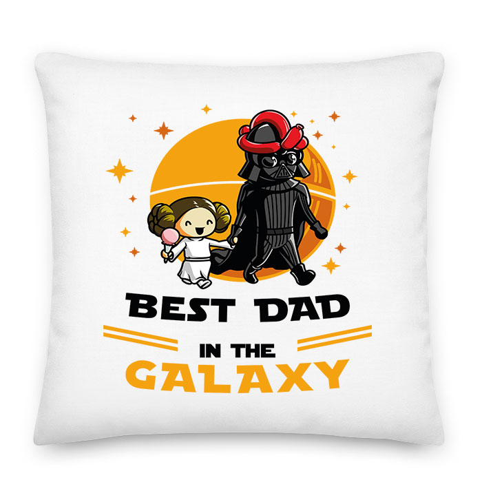 Legjobb apa a galaxisban egy lány apáknak apák napja Párnahuzat