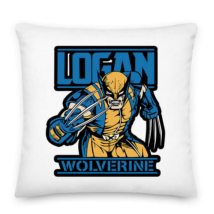 wolverine logan x-men rozsomák Párnahuzat